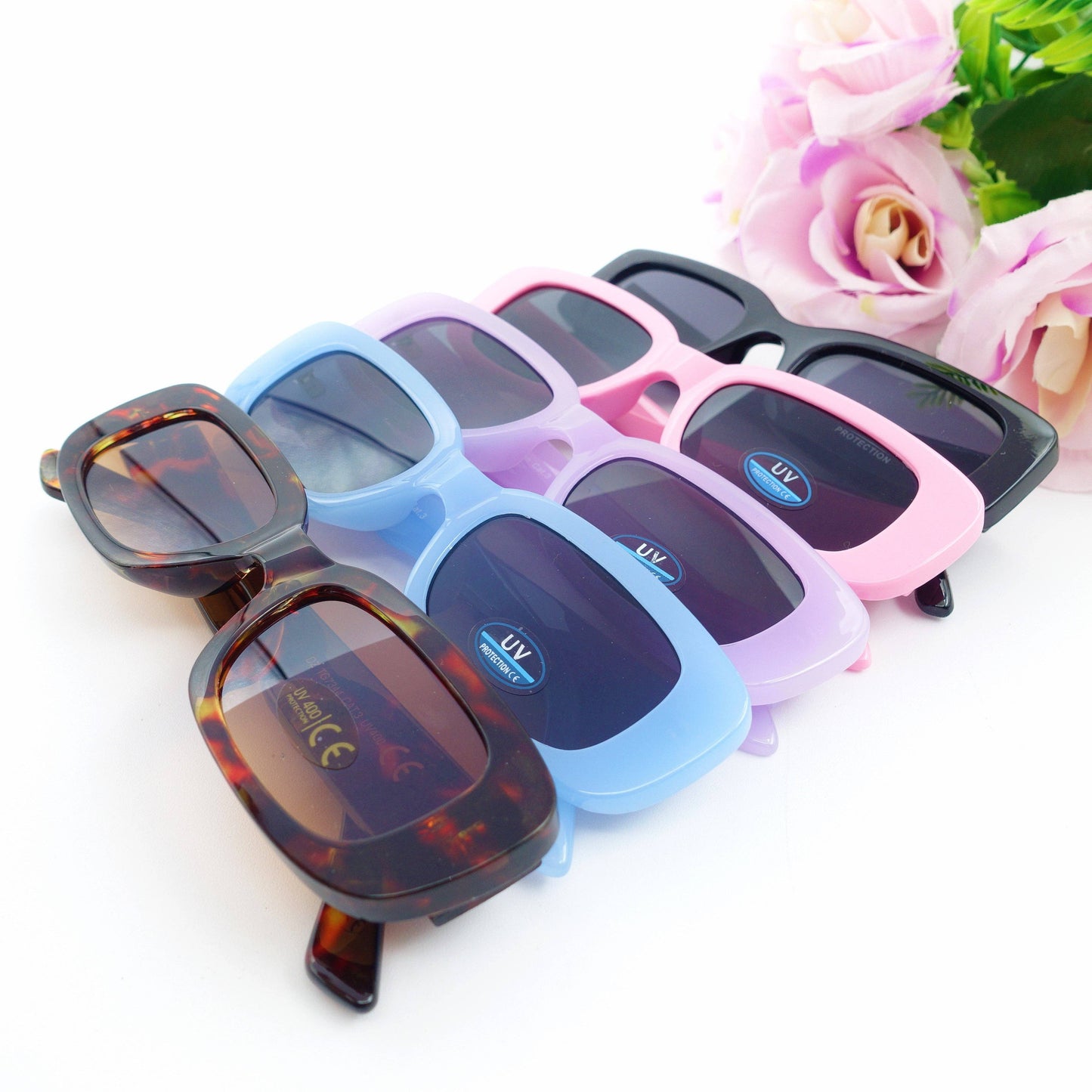 RUTH - Rectangular Sunglasses UV400