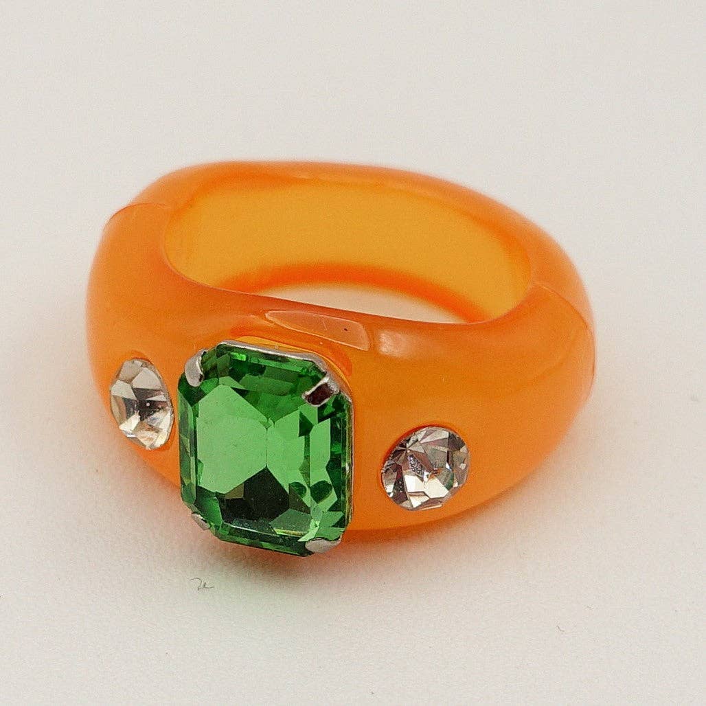 ESTHER - Anello Chunky ring in Cubic Zirconia
