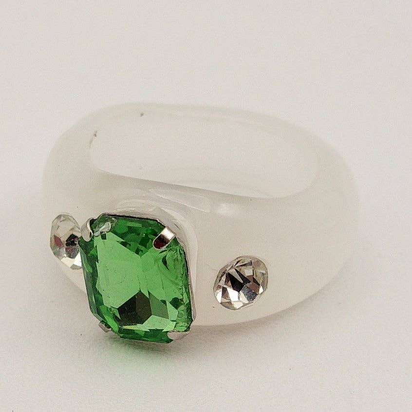 ESTHER - Anello Chunky ring in Cubic Zirconia