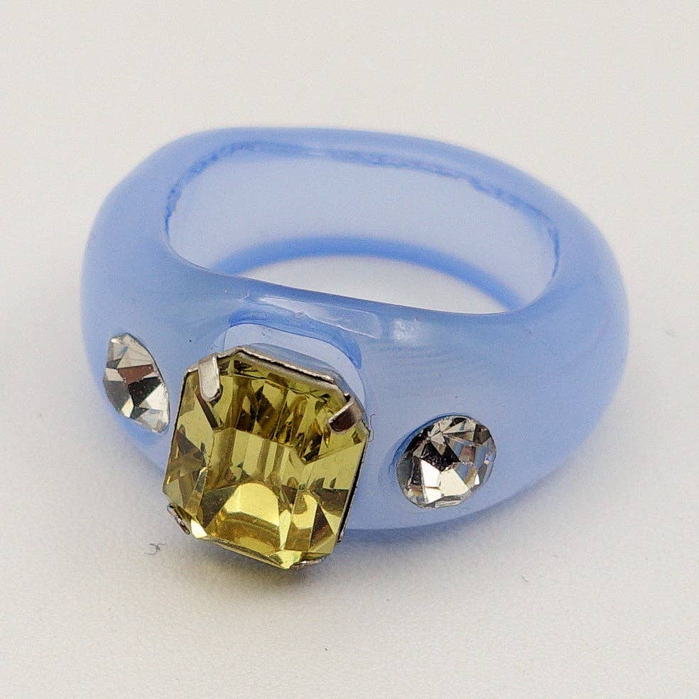 ESTHER - Anello Chunky ring in Cubic Zirconia