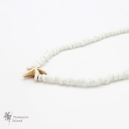 Tidepool Star Necklace, Beaded Necklace, by Pineapple Island